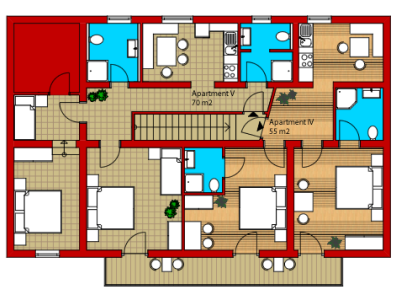 Apartment 5 (4-7 personer)